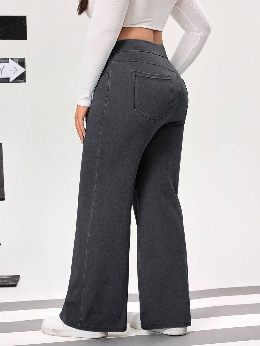 szare spodnie casual