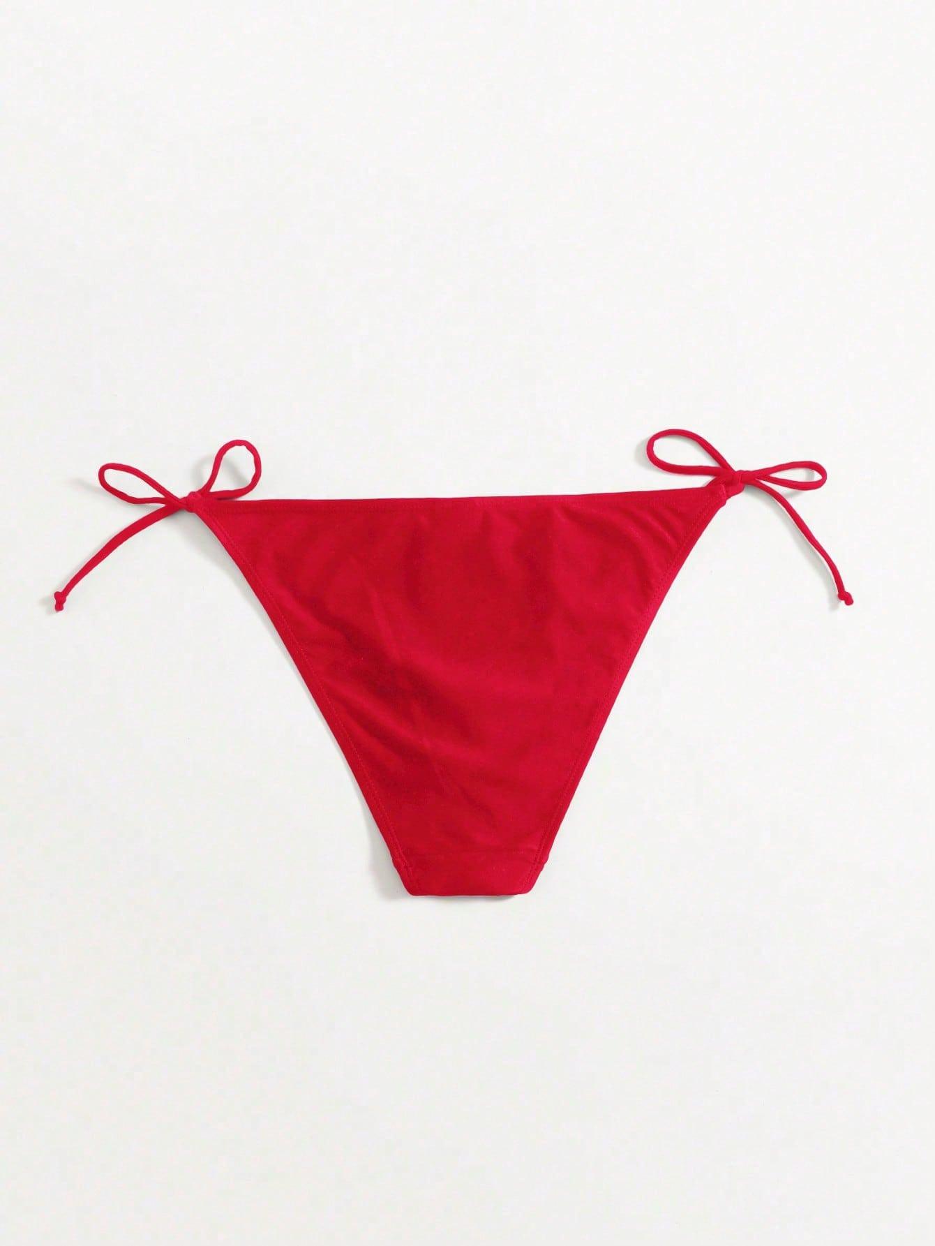 CZERWONY DÓŁ OD BIKINI