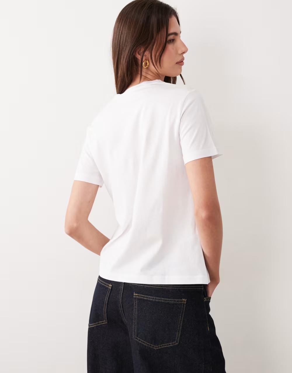 BIAŁY T-SHIRT BASIC