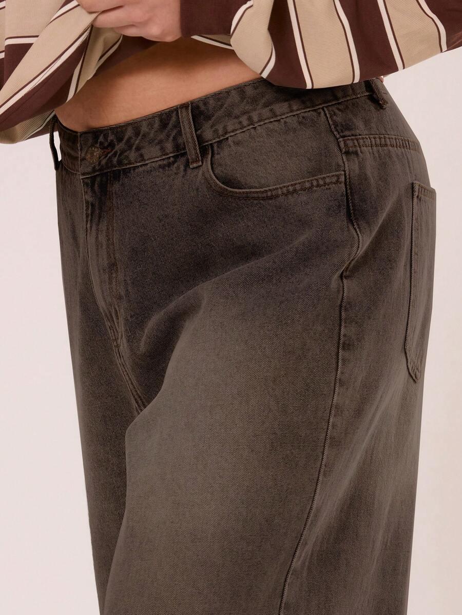 SPODNIE JEANS SZEROKIE NOGAWKI