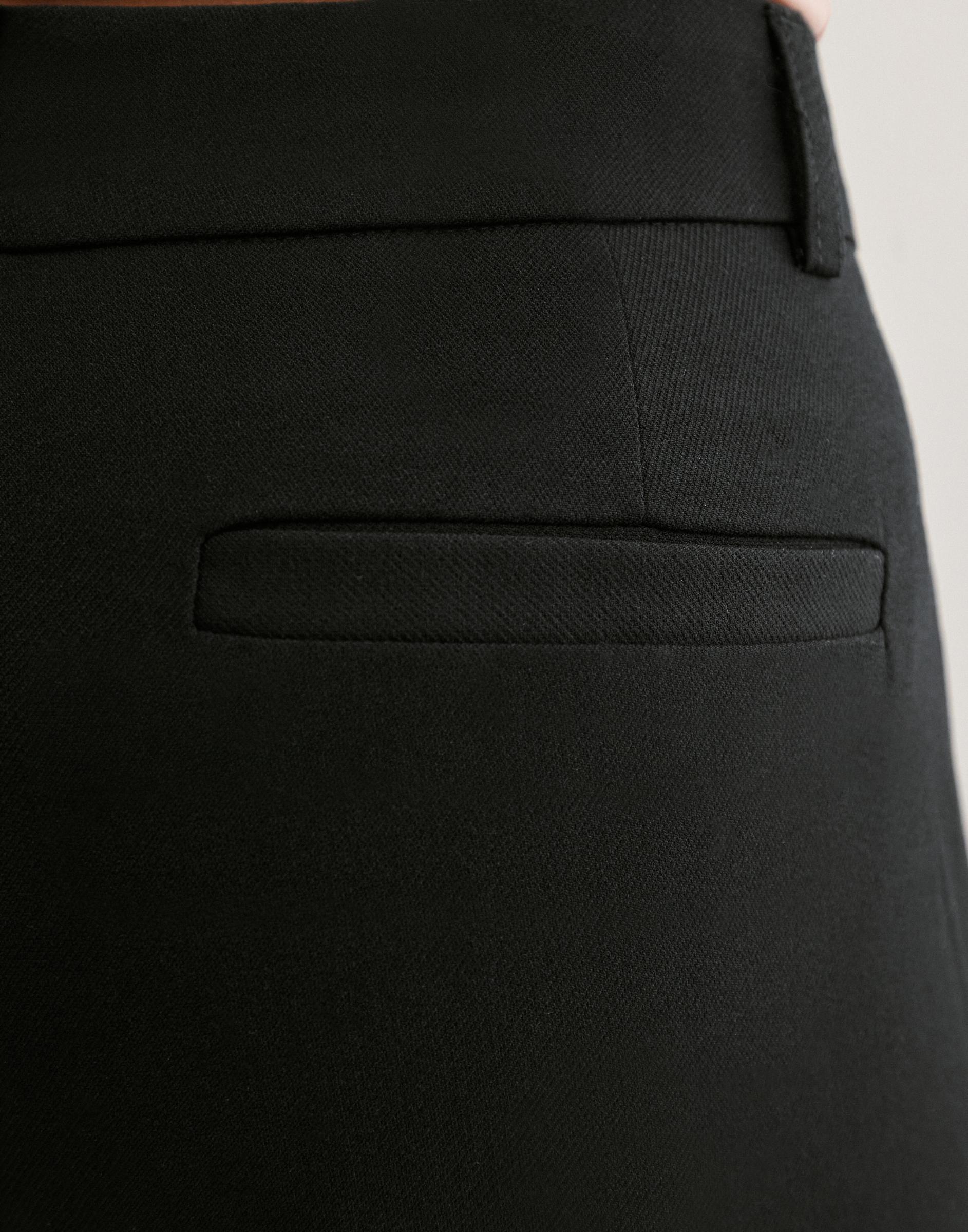 CZARNE ELEGANCKIE SPODNIE