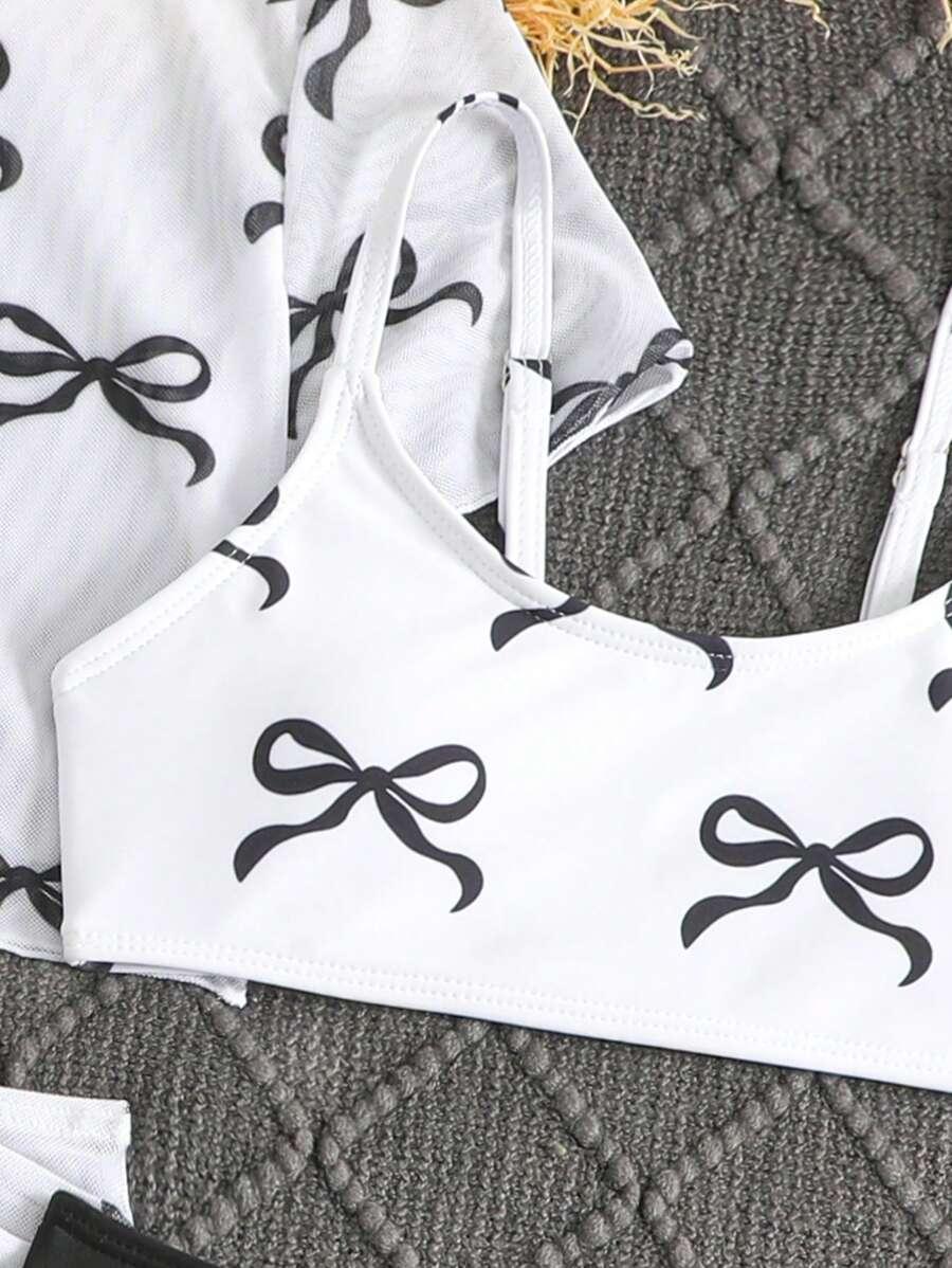 CZTEROCZĘŚCIOWE BIKINI DZIEWCZĘCE