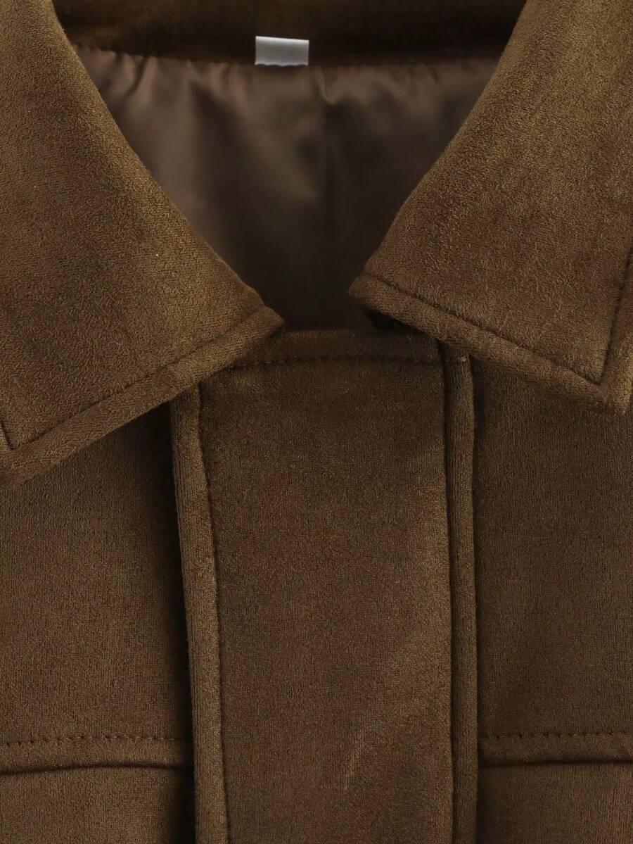 kurtka bomber imitacja zamszu zip
