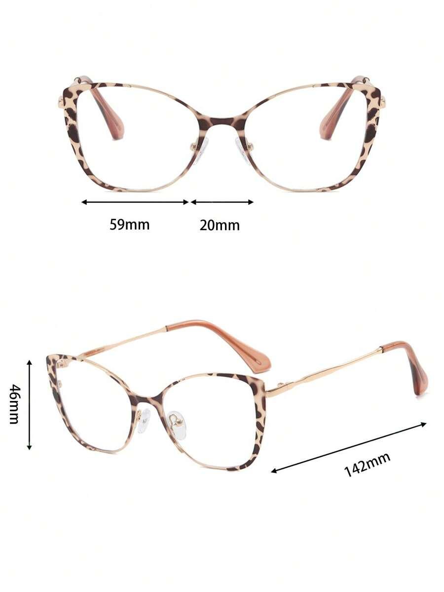 okulary zerówki animal print