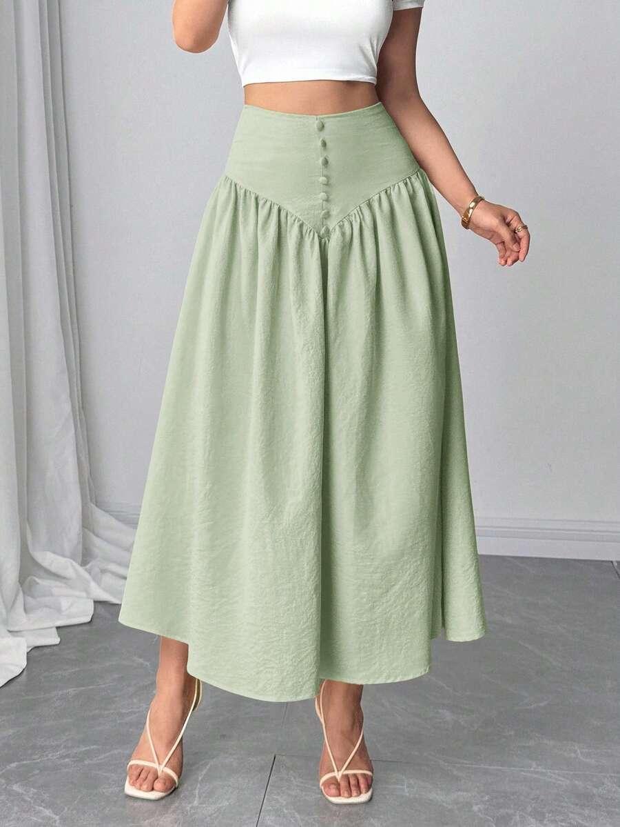 SPÓDNICA MAXI ROZKLOSZOWANA