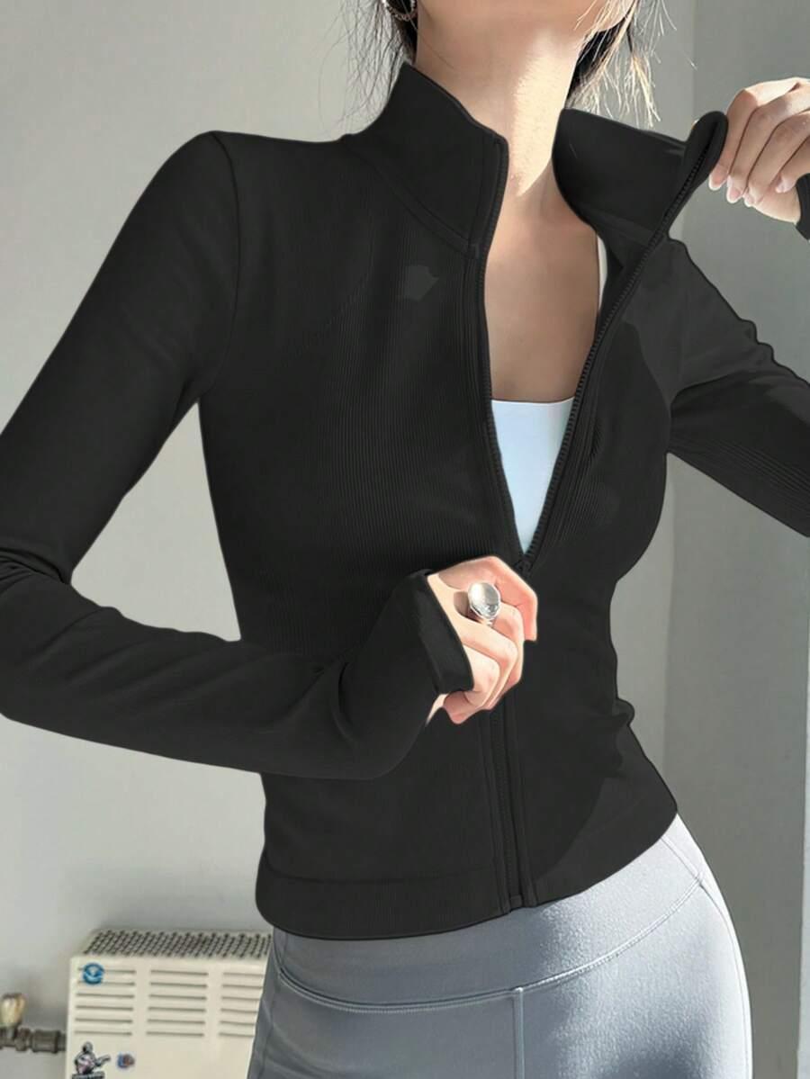 CZARNA ROZPINANA BLUZA