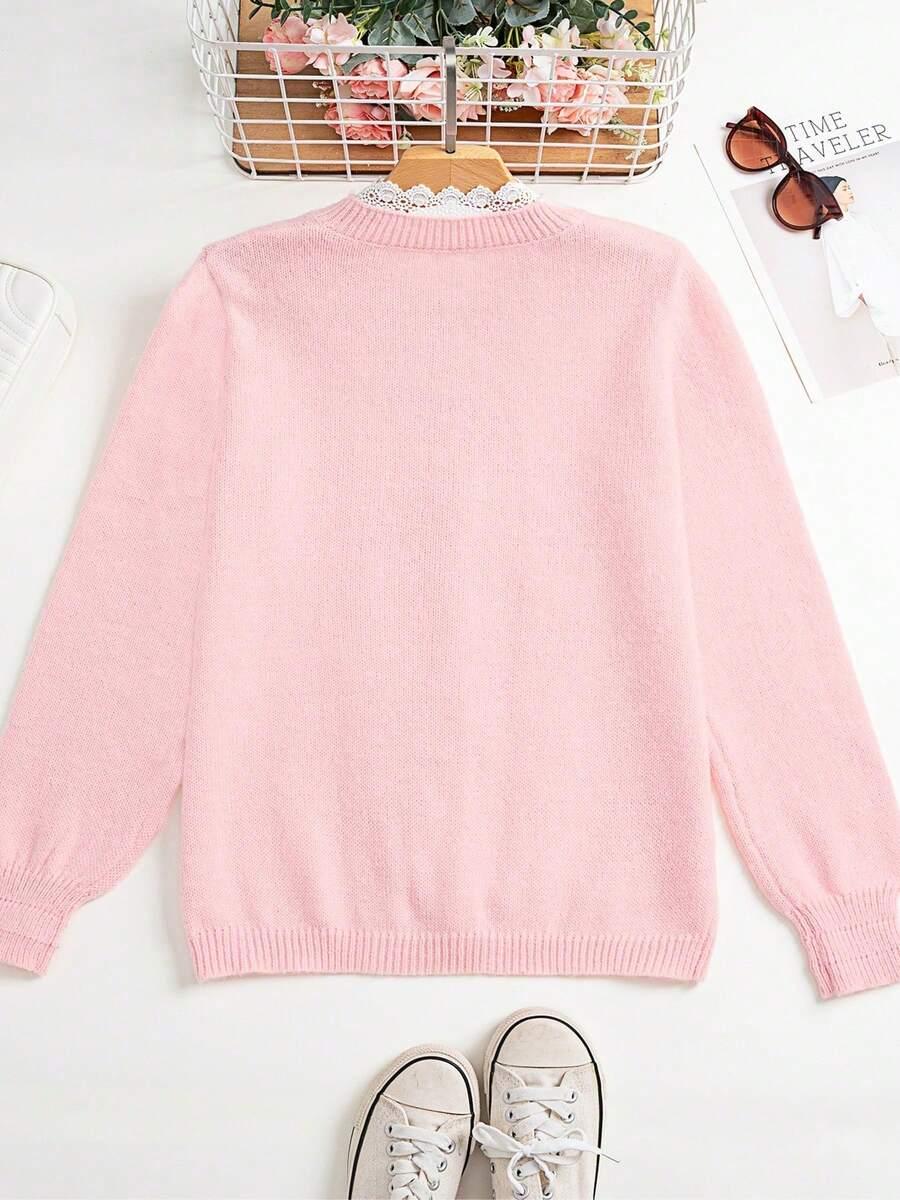 różowy sweter KARDIGAN 