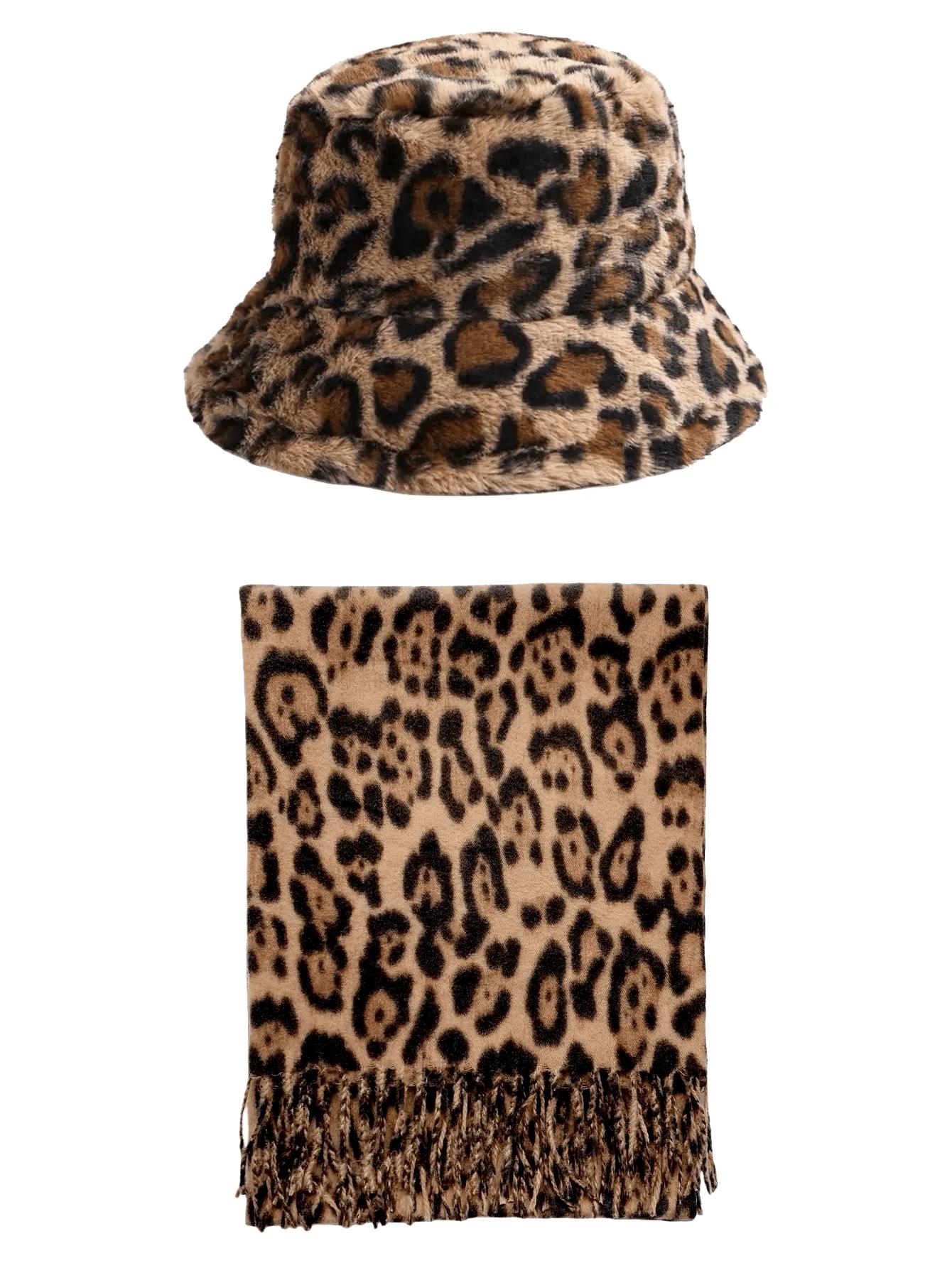 czapka animal print