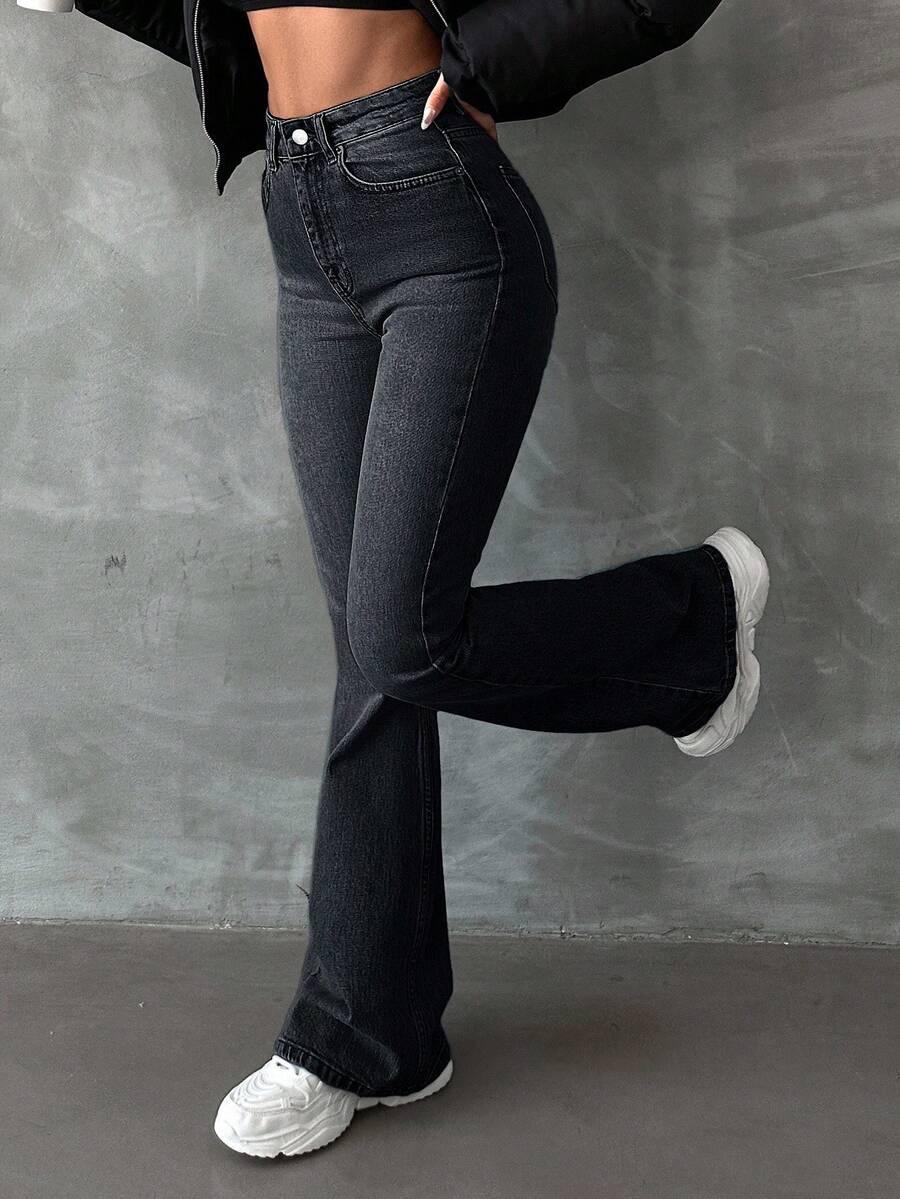 SPODNIE JEANS WYSOKI STAN