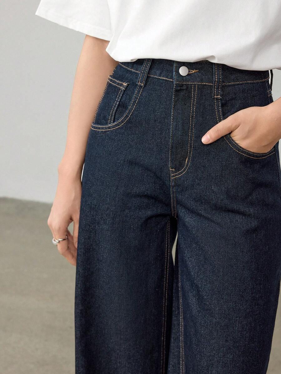 SPODNIE JEANS PROSTA NOGAWKA