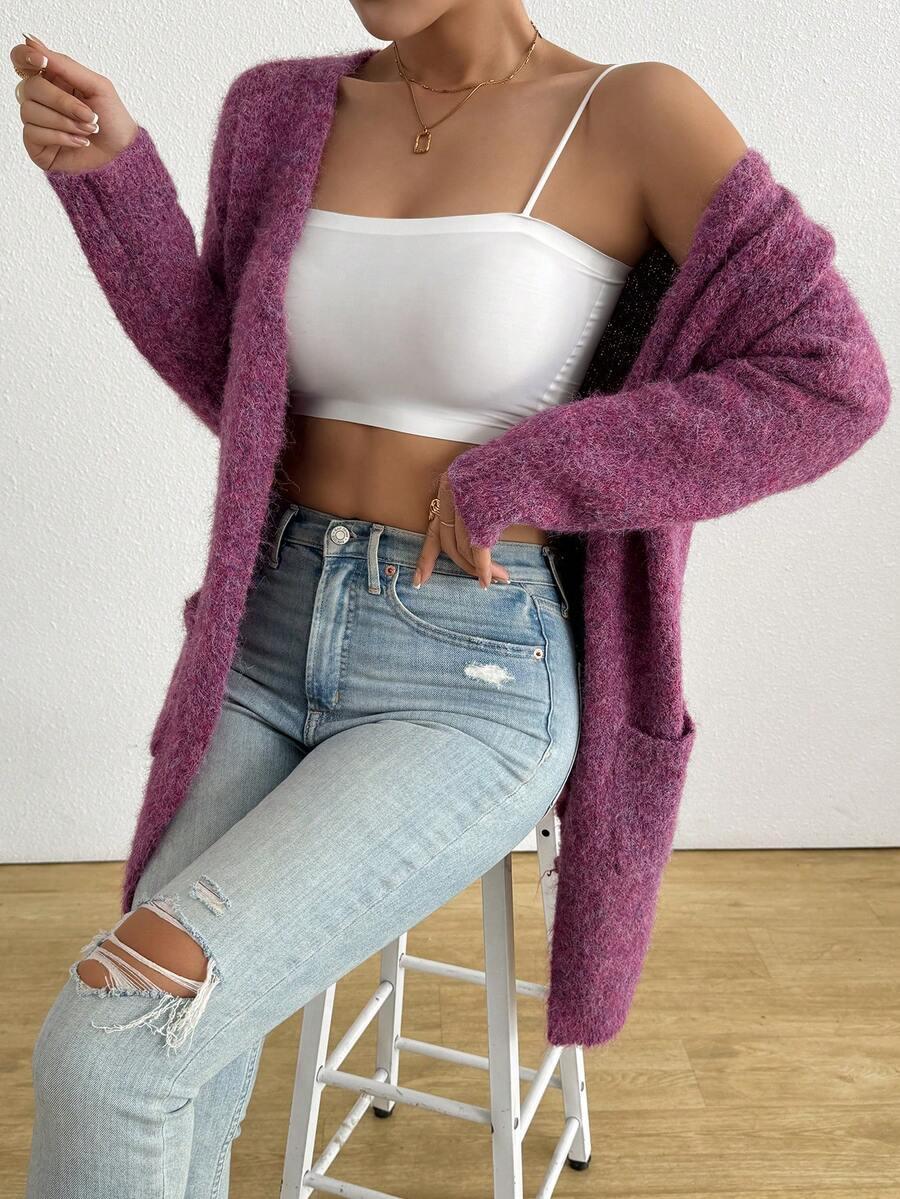 sweter kardigan kieszenie