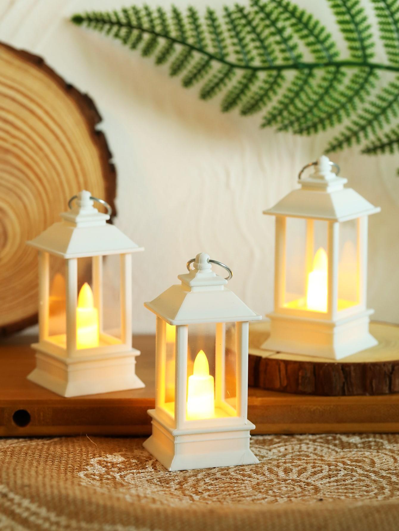 biała lampka nocna 4-pack