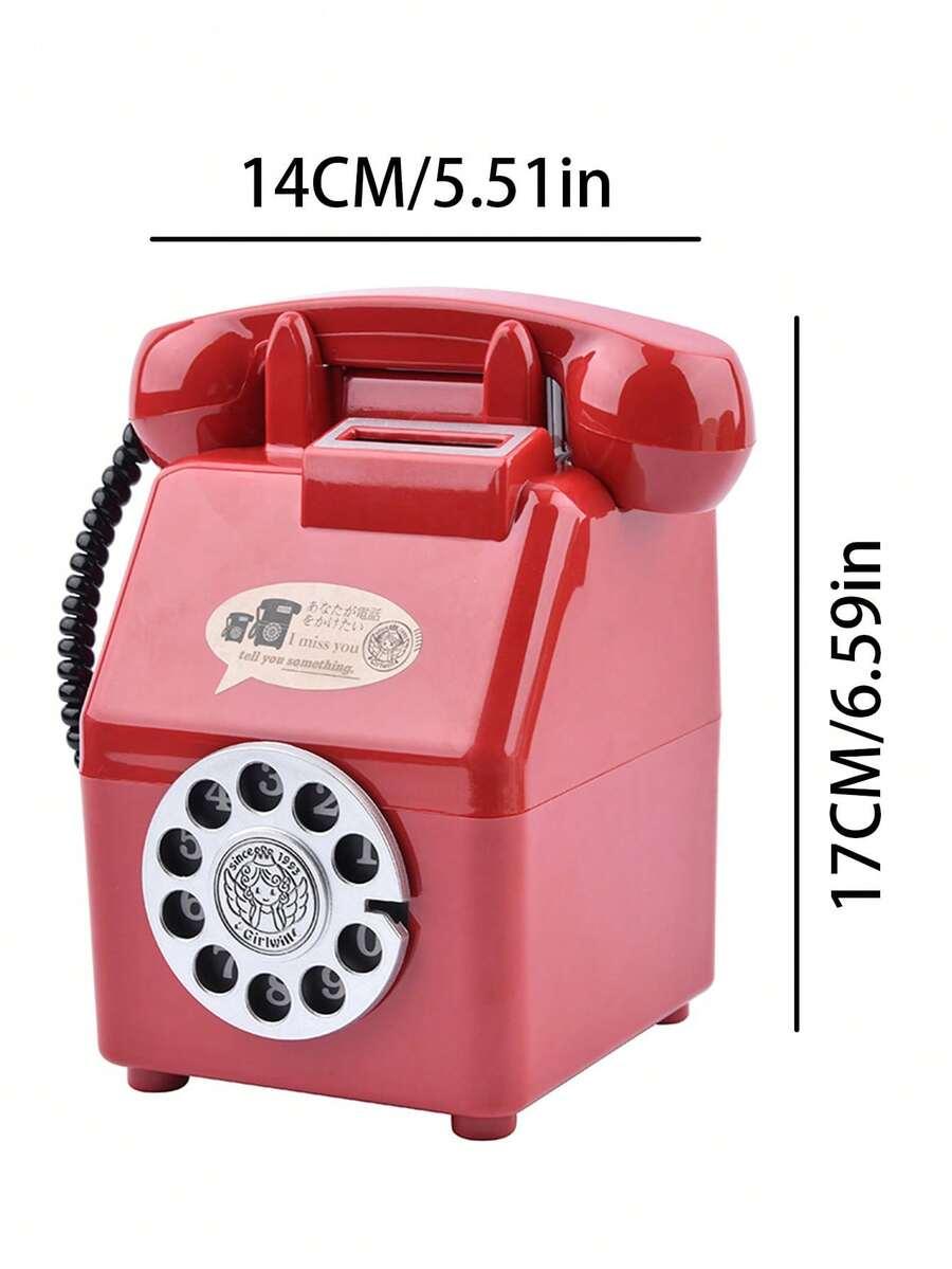 CZARNA SKARBONKA W KSZTAŁCIE TELEFONU
