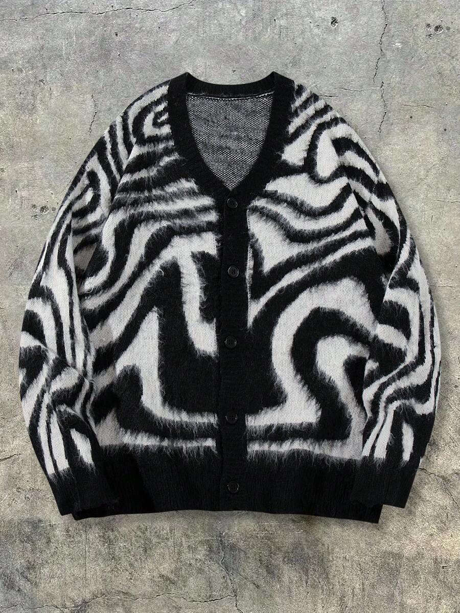 ROZPINANY SWETER WZÓR