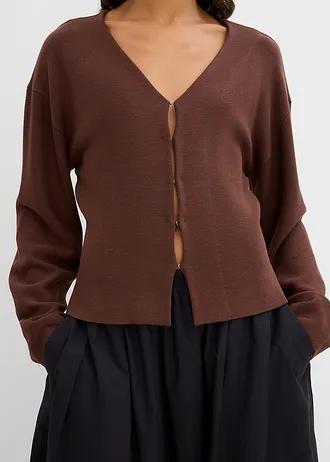 SWETER ROZPINANY Z WISKOZY