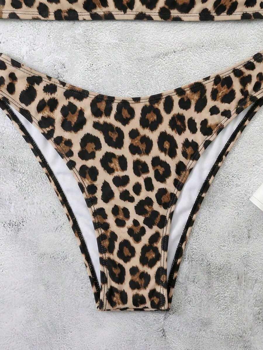 DWUCZĘŚCIOWY STRÓJ KĄPIELOWY ANIMAL PRINT