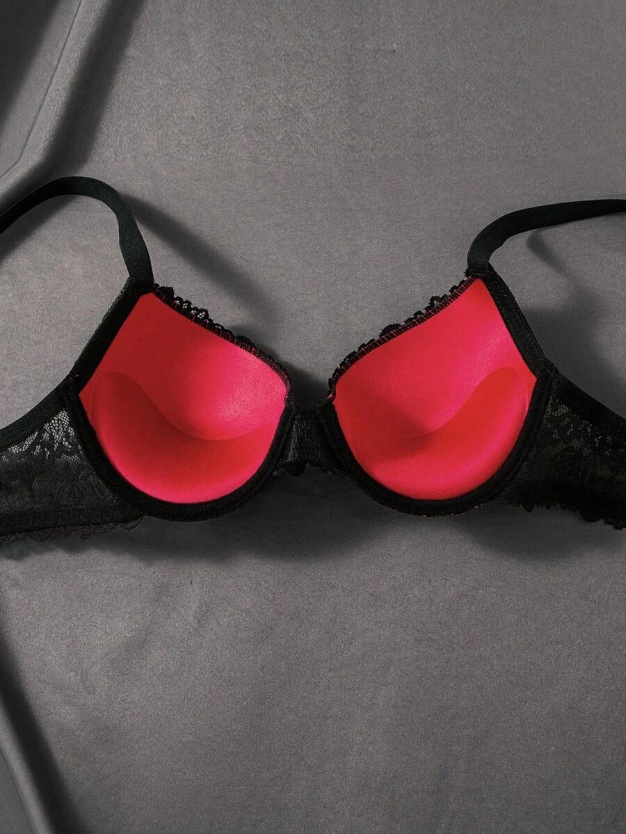biustonosz koronka push-up 3-pack