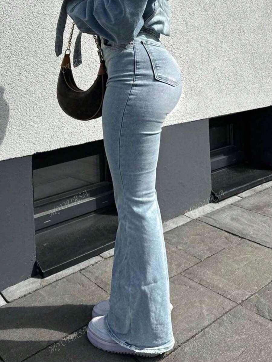 NIEBIESKIE SPODNIE JEANS