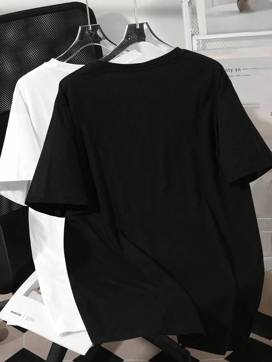 T-SHIRT OKRĄGŁY DEKOLT 2-PACK