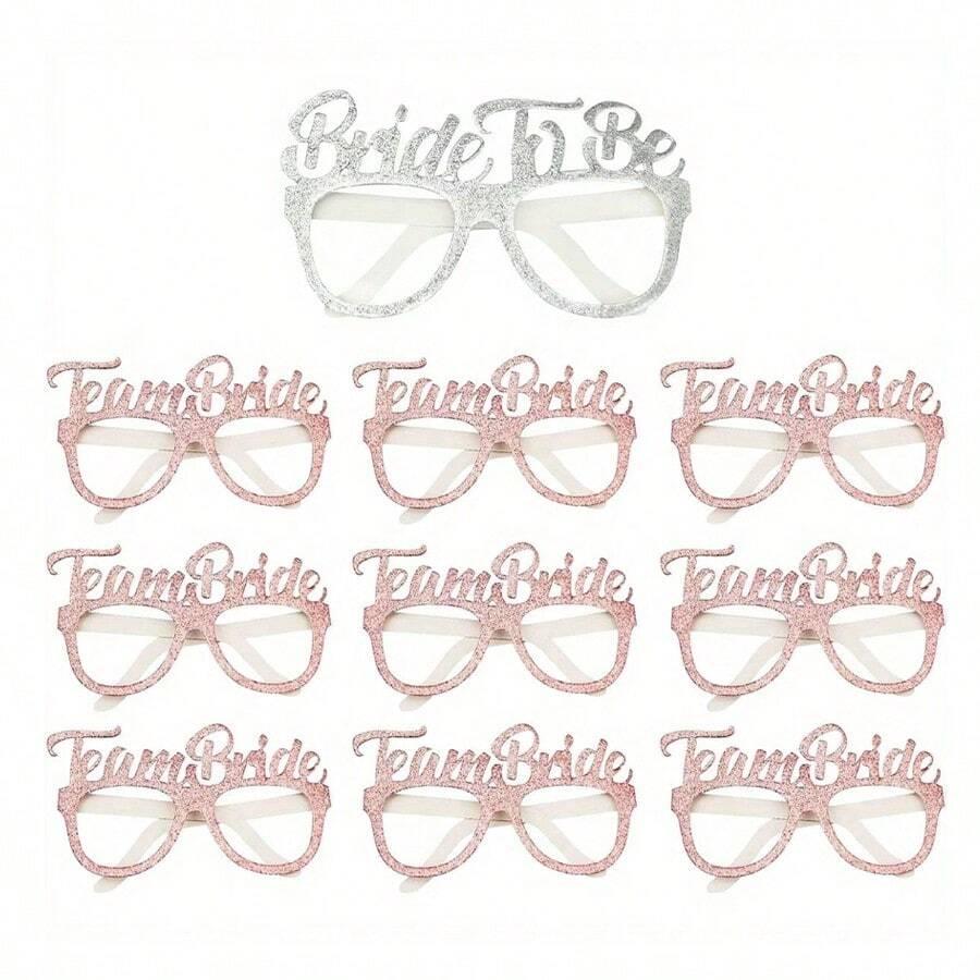Okulary papierowe team bride 12-pack