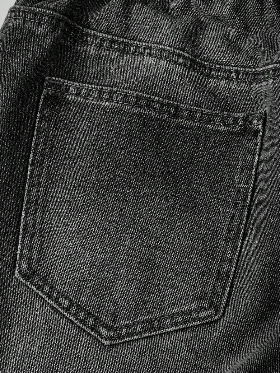 CZARNE SPODNIE JEANS