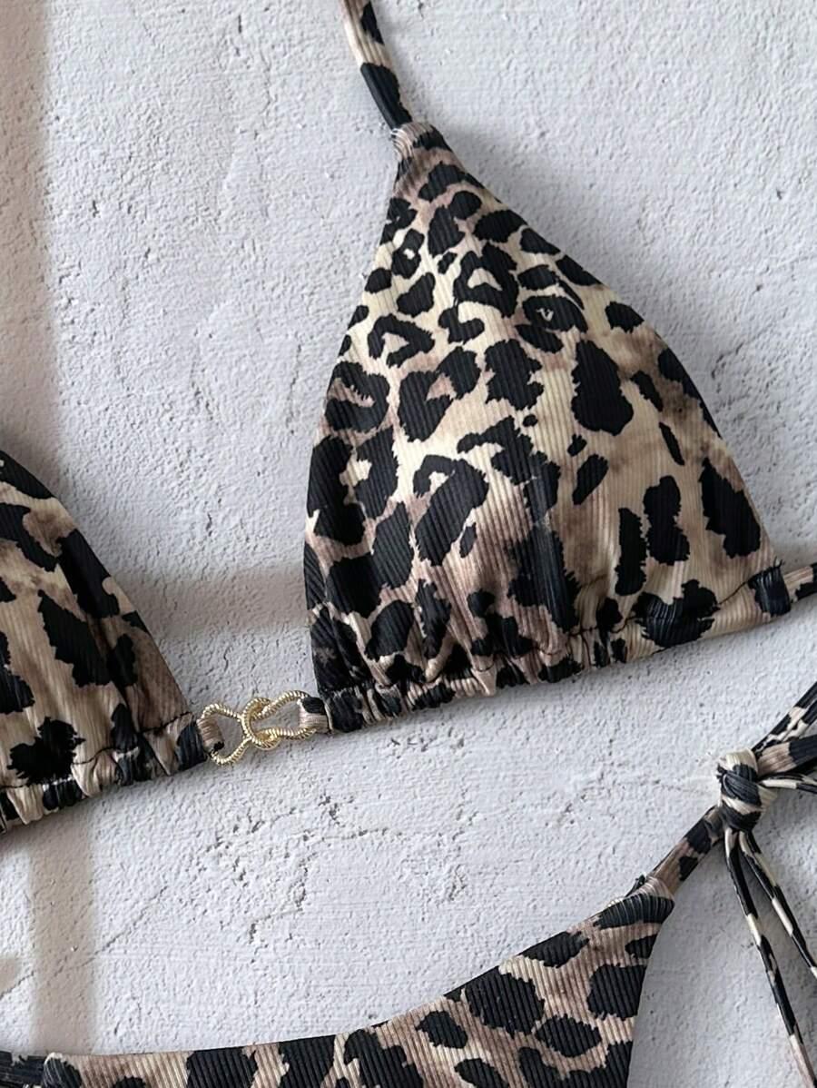 góra od bikini animal print