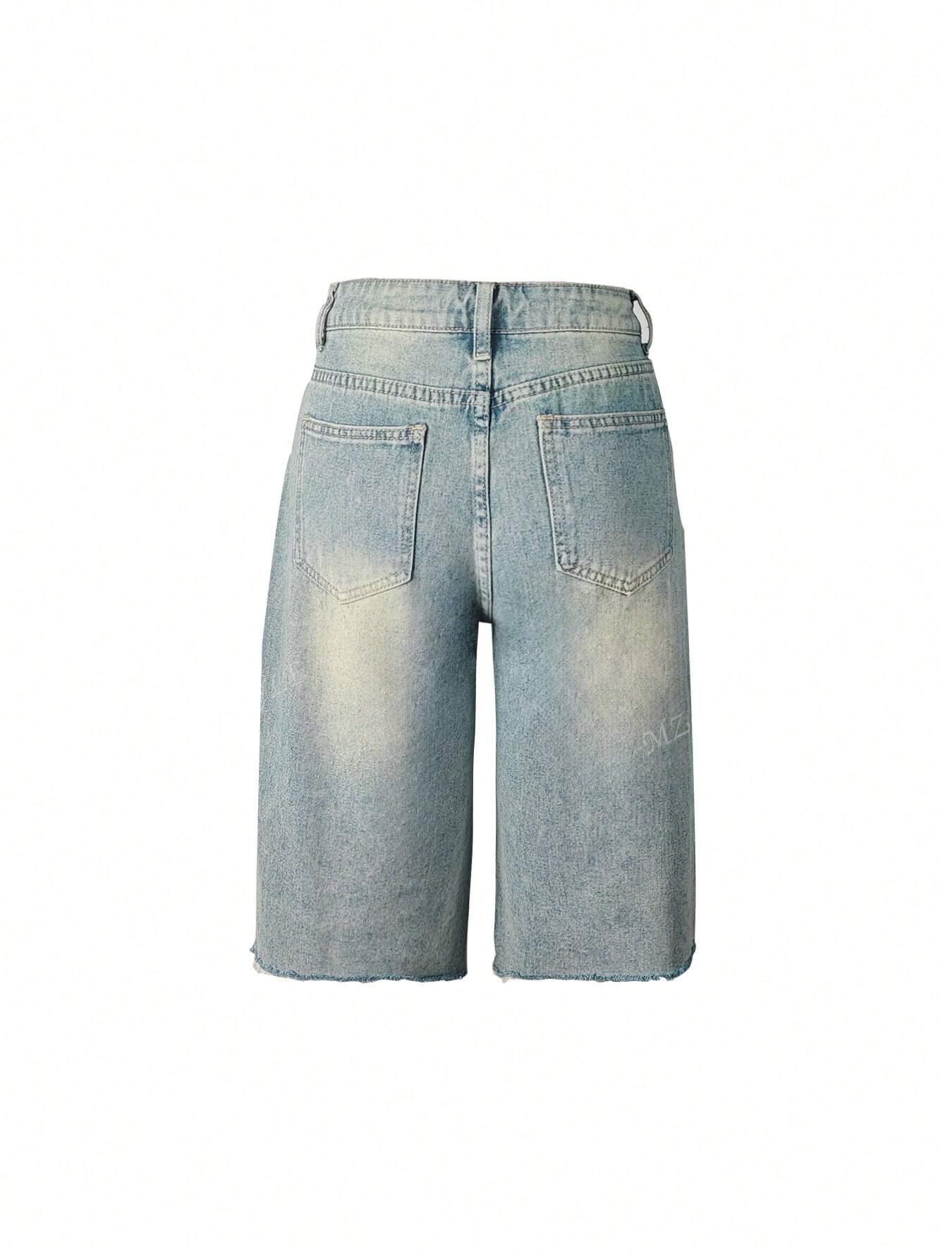 NIEBIESKIE SPODENKI JEANS