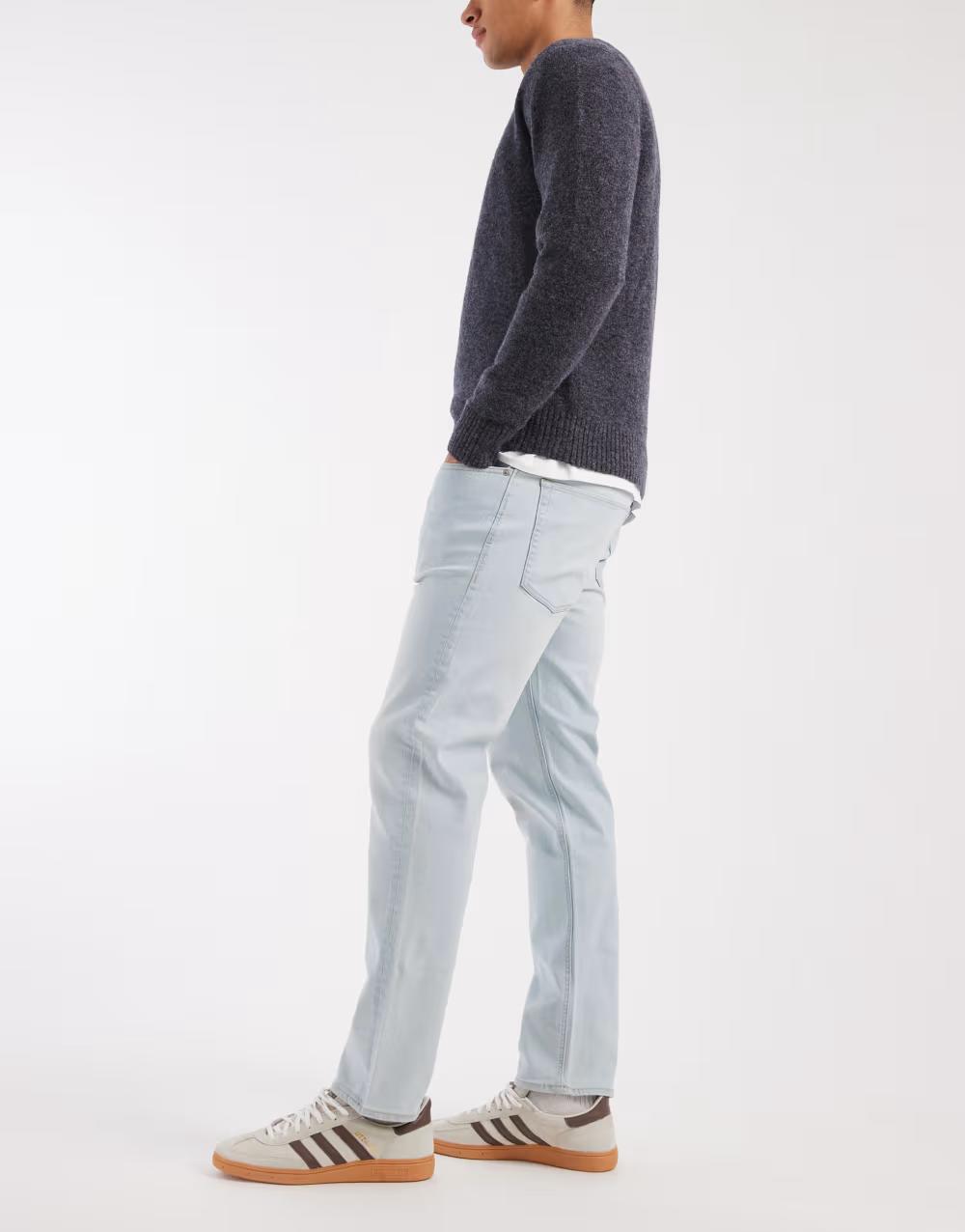 NIEBIESKIE SPODNIE JEANS KIESZENIE