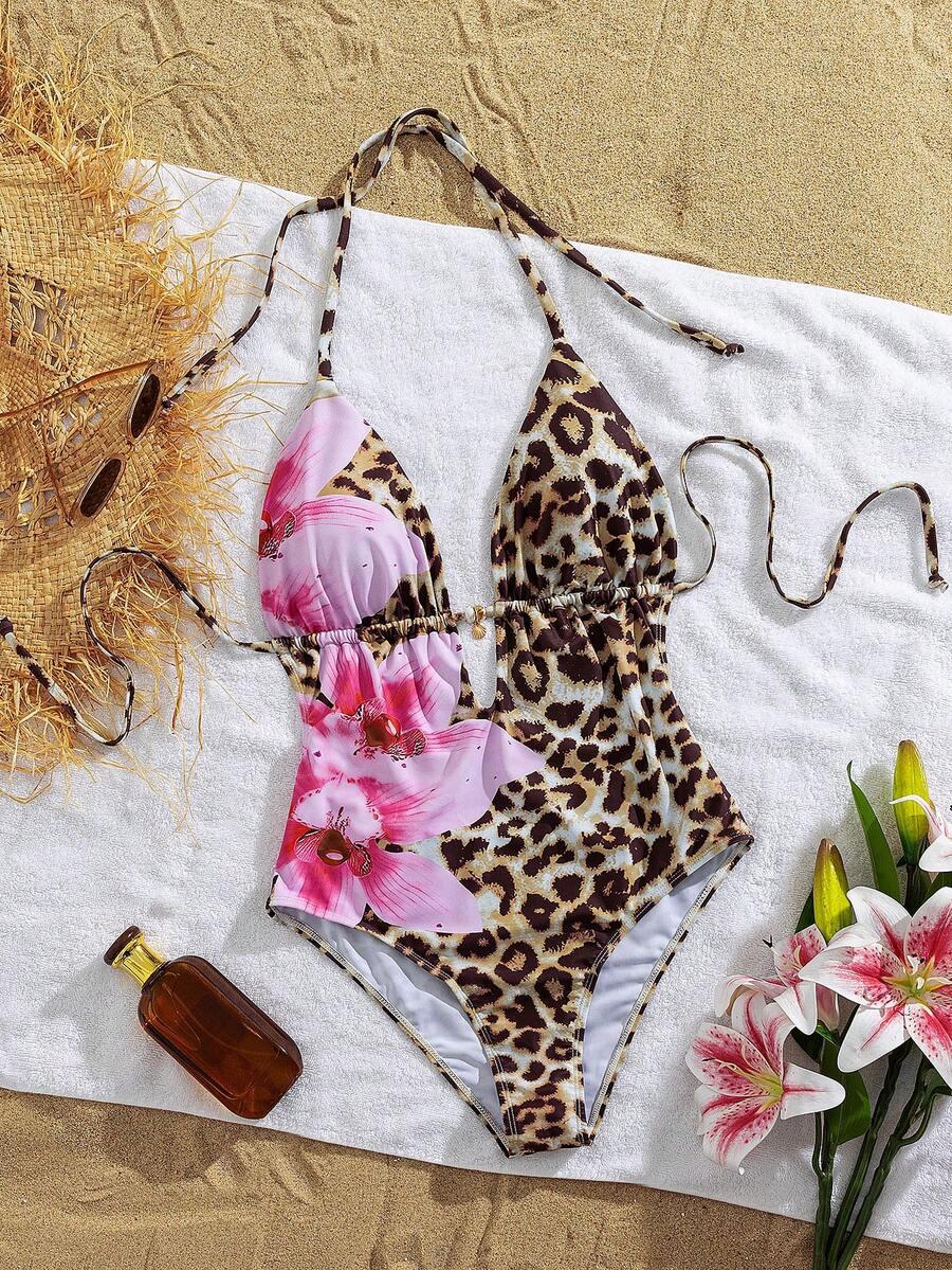 JEDNOCZĘŚCIOWY STRÓJ KĄPIELOWY ANIMAL PRINT