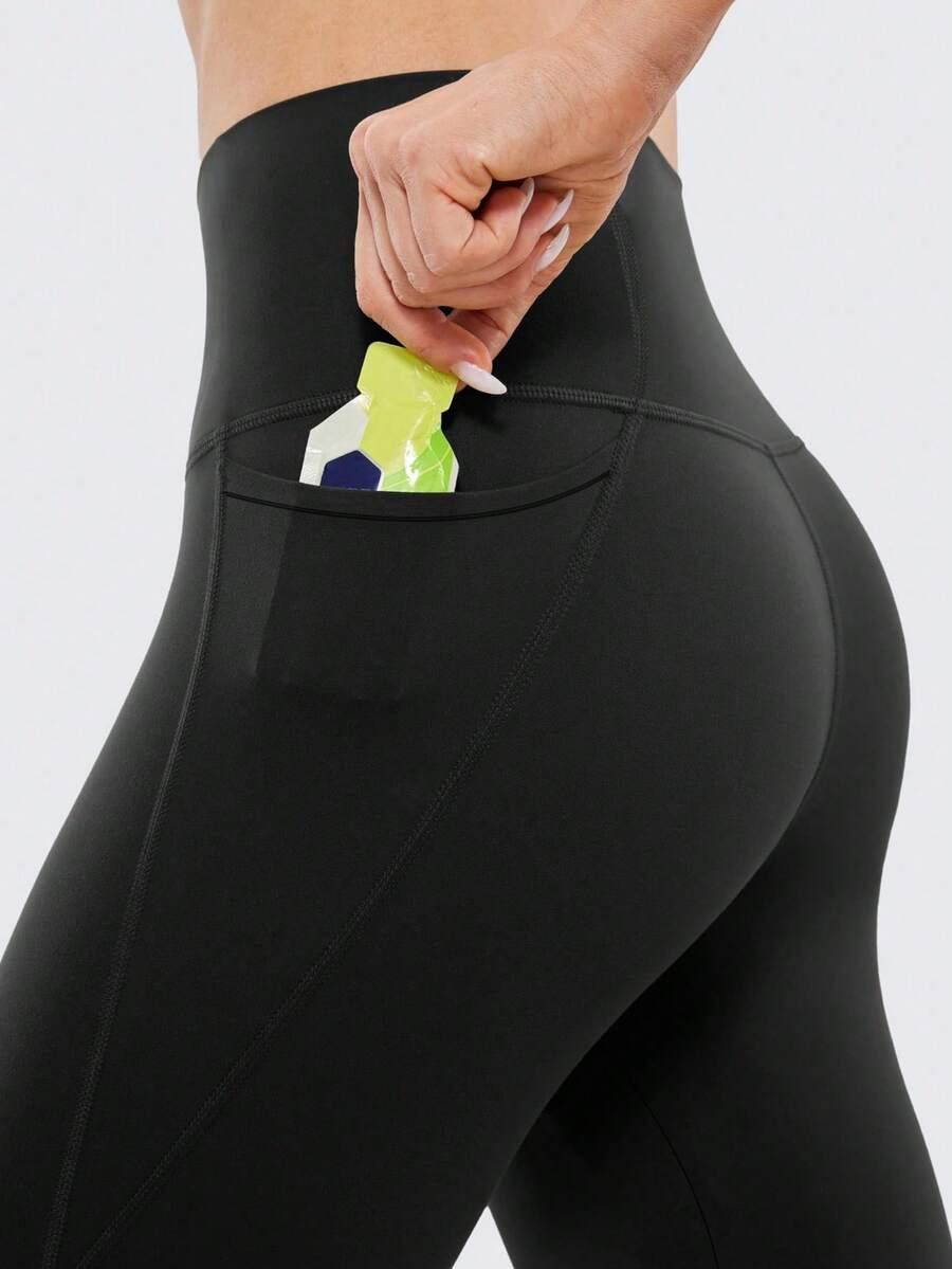 CZARNE LEGGINSY KIESZENIE