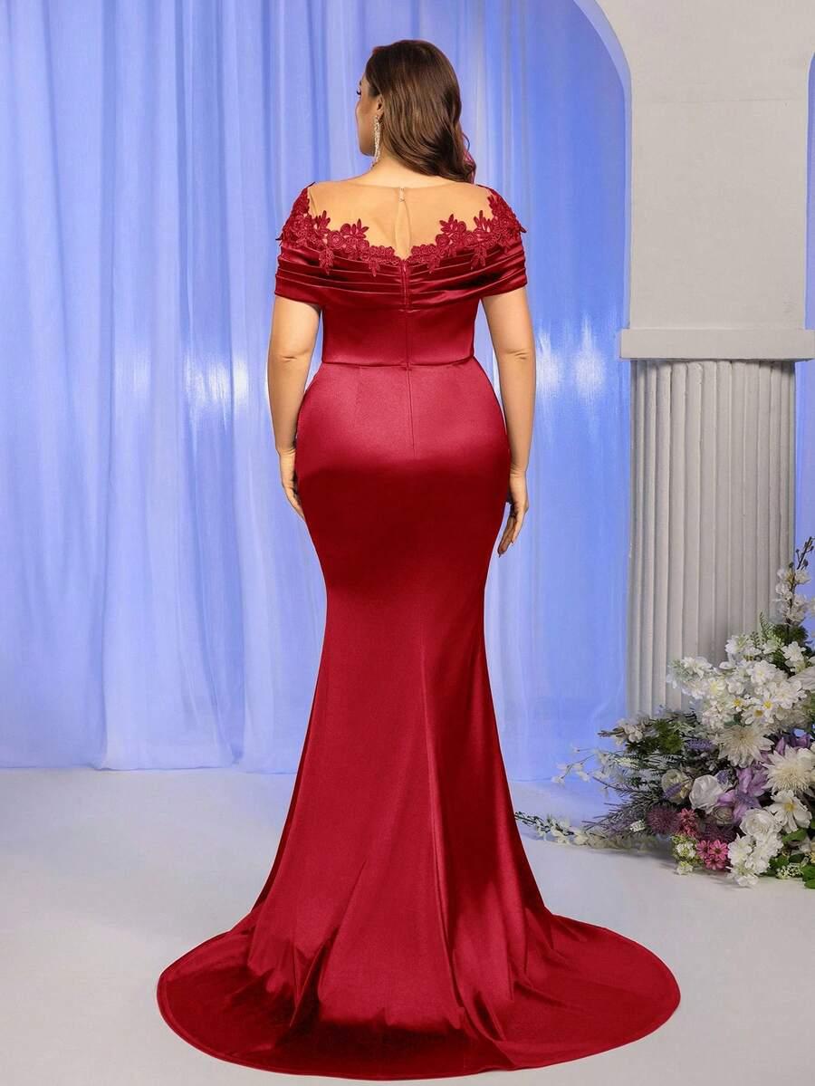 czerwona maxi sukienka