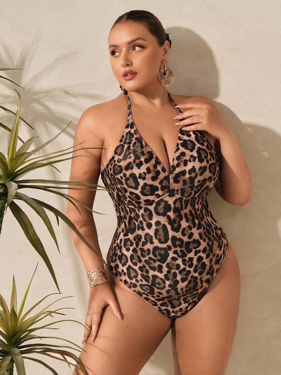 KOMPLET JEDNOCZĘŚCIOWY STRÓJ KĄPIELOWY SARONG ANIMAL