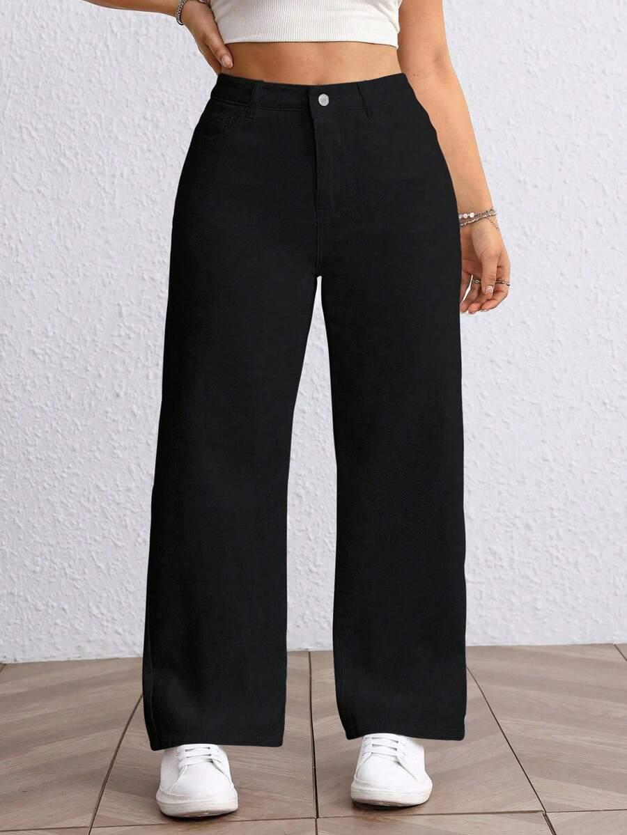 czarne spodnie jeans