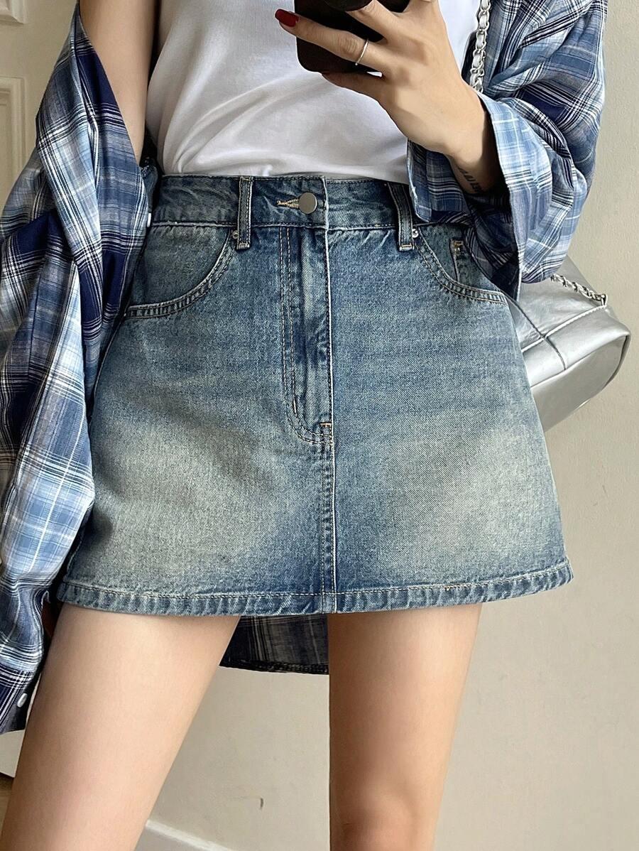 MINI SPÓDNICA JEANS 