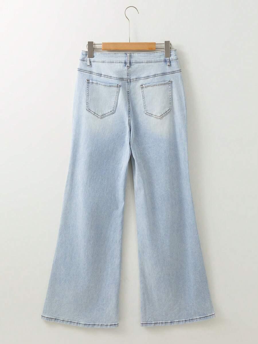 NIEBIESKIE SPODNIE JEANS