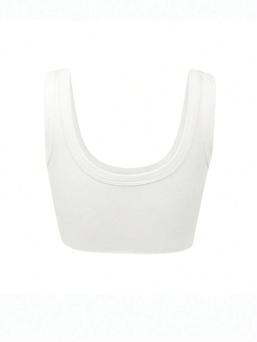 BIAŁY CROP TOP