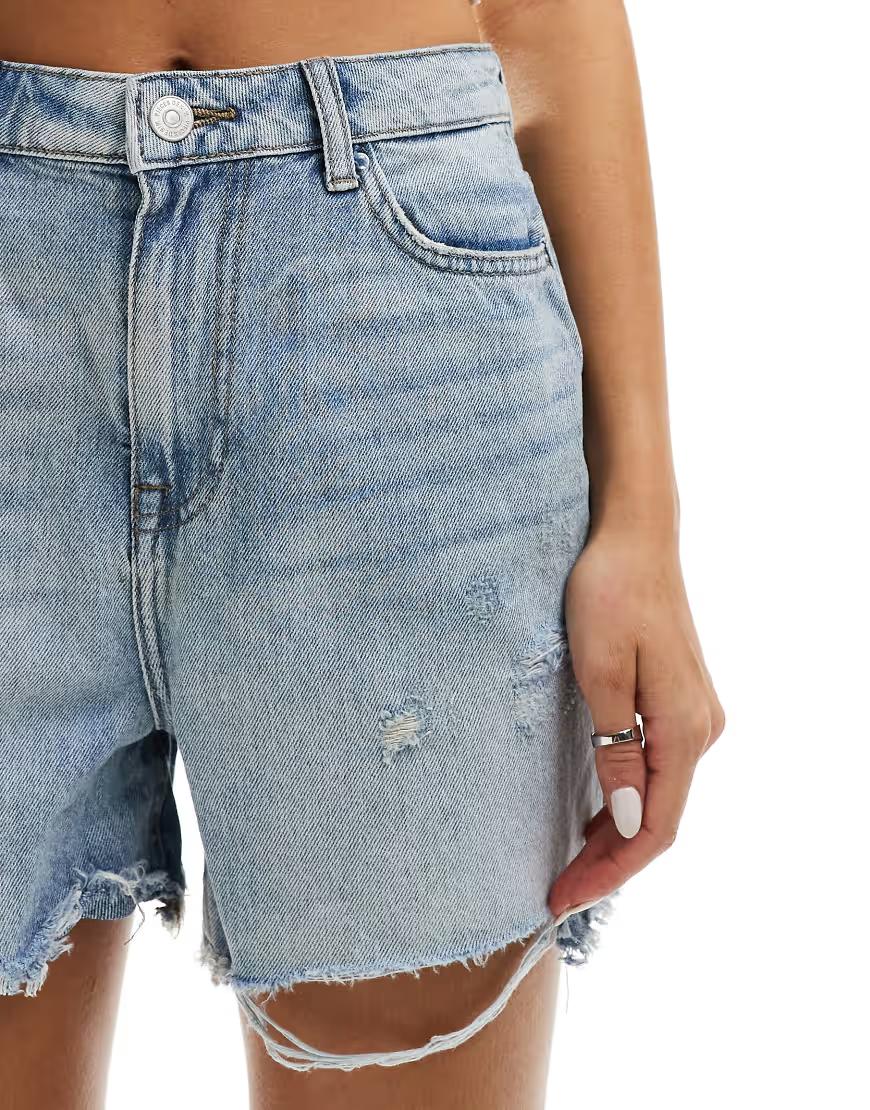 NIEBIESKIE SPODENKI JEANS