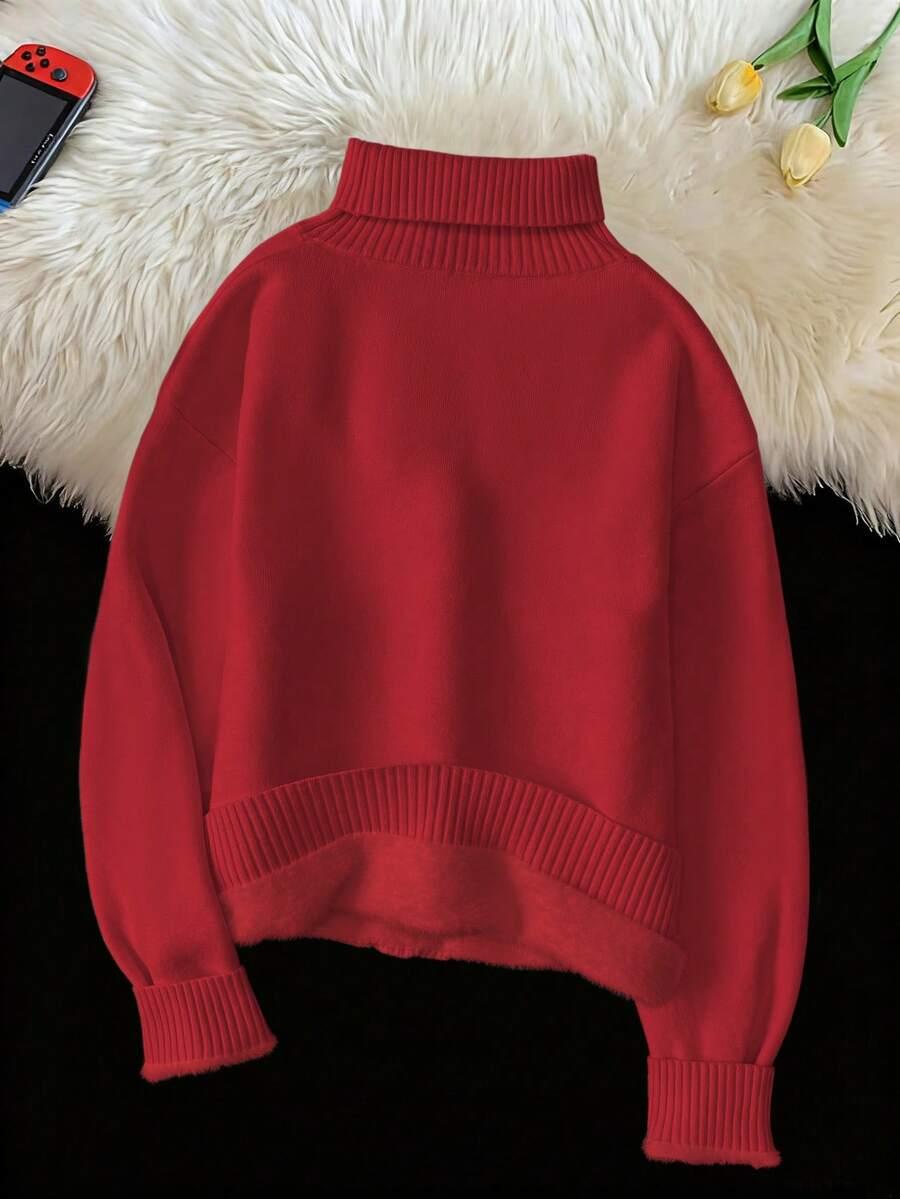 CZERWONY SWETER GOLF