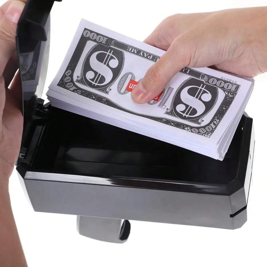 czarny  PISTOLET NA SZTUCZNE BANKNOTY