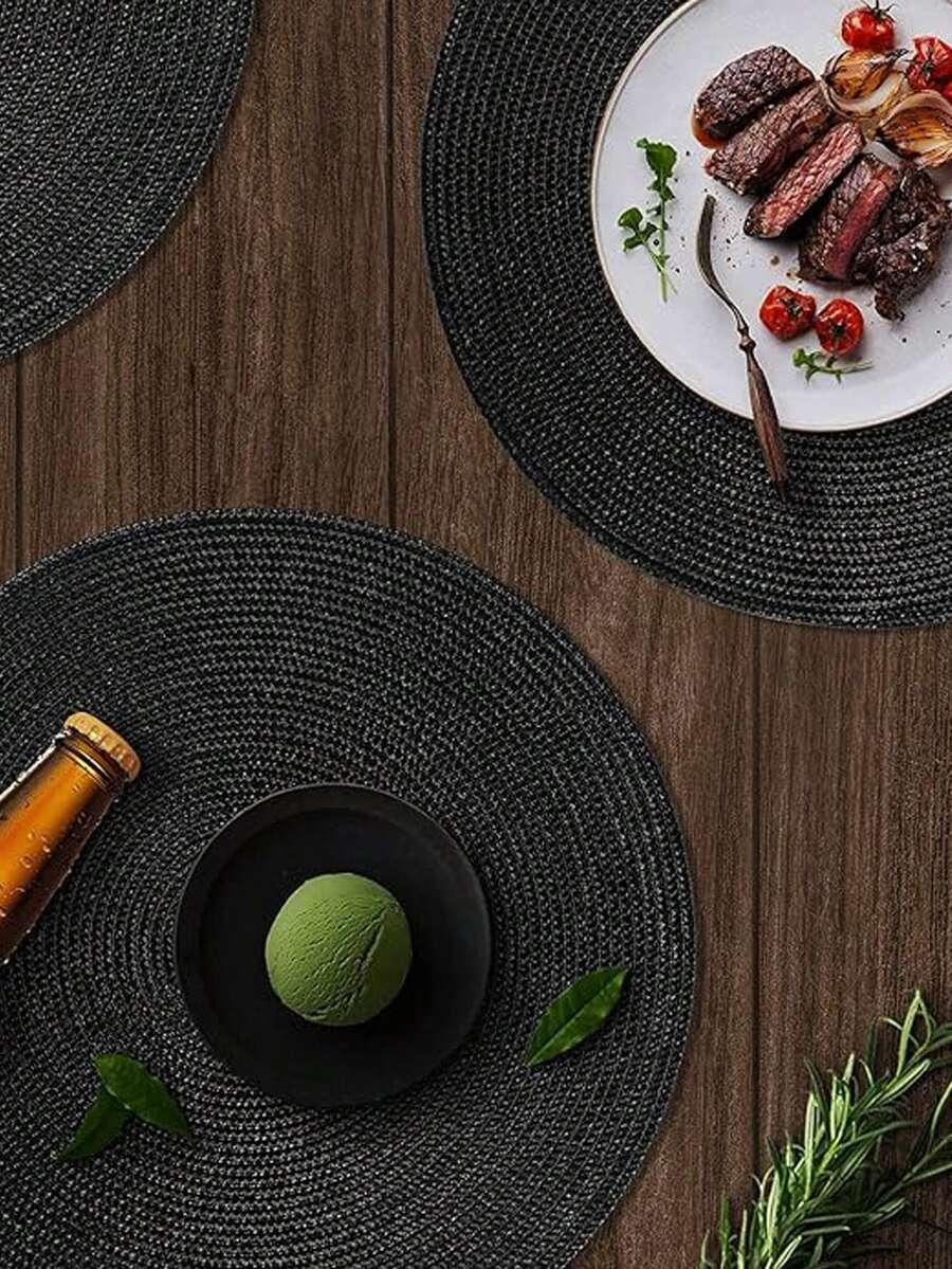 CZARNA PODKŁADKA NA STÓŁ 2-PACK