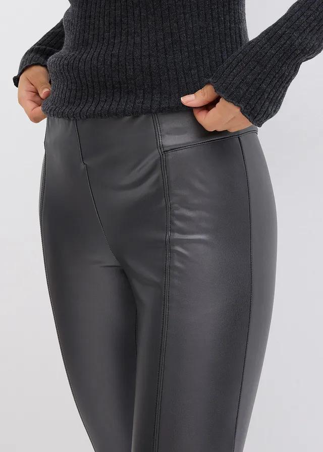 LEGGINSY Z METALICZNYM POŁYSKIEM