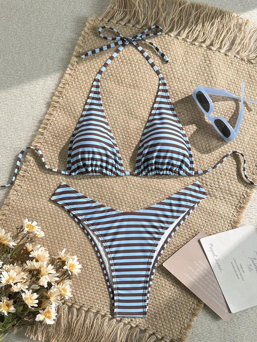 DWUCZĘŚCIOWE BIKINI W PASKI