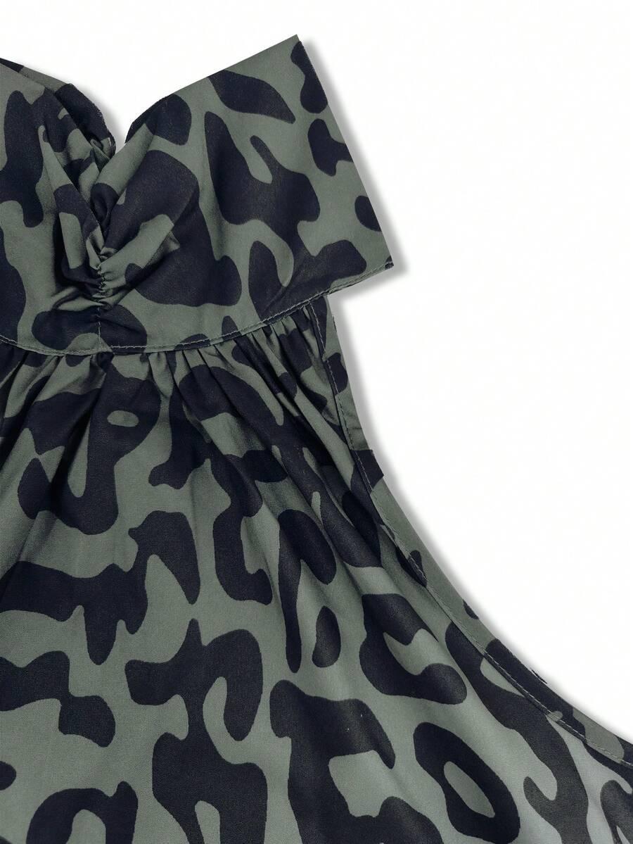 SUKIENKA MAXI ANIMAL PRINT
