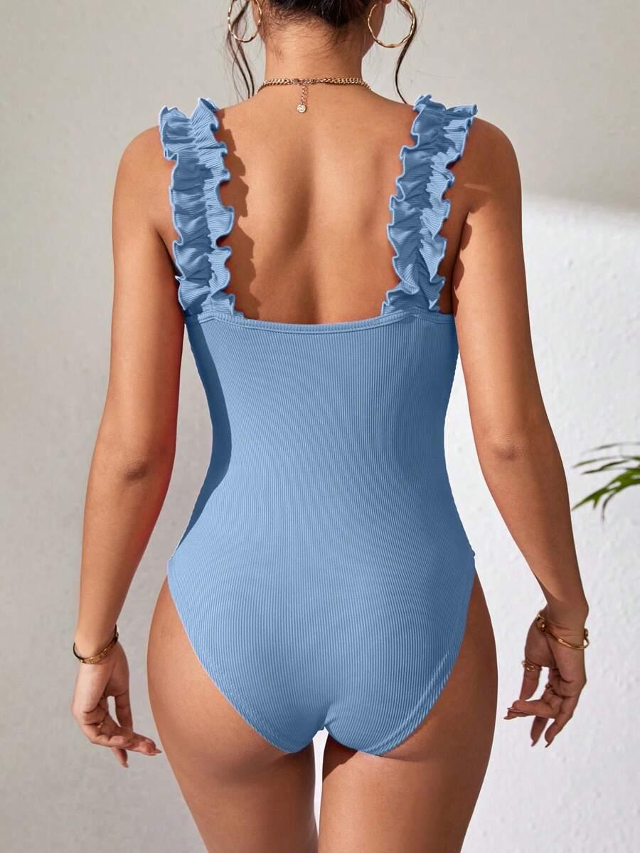 niebieskie body prążki