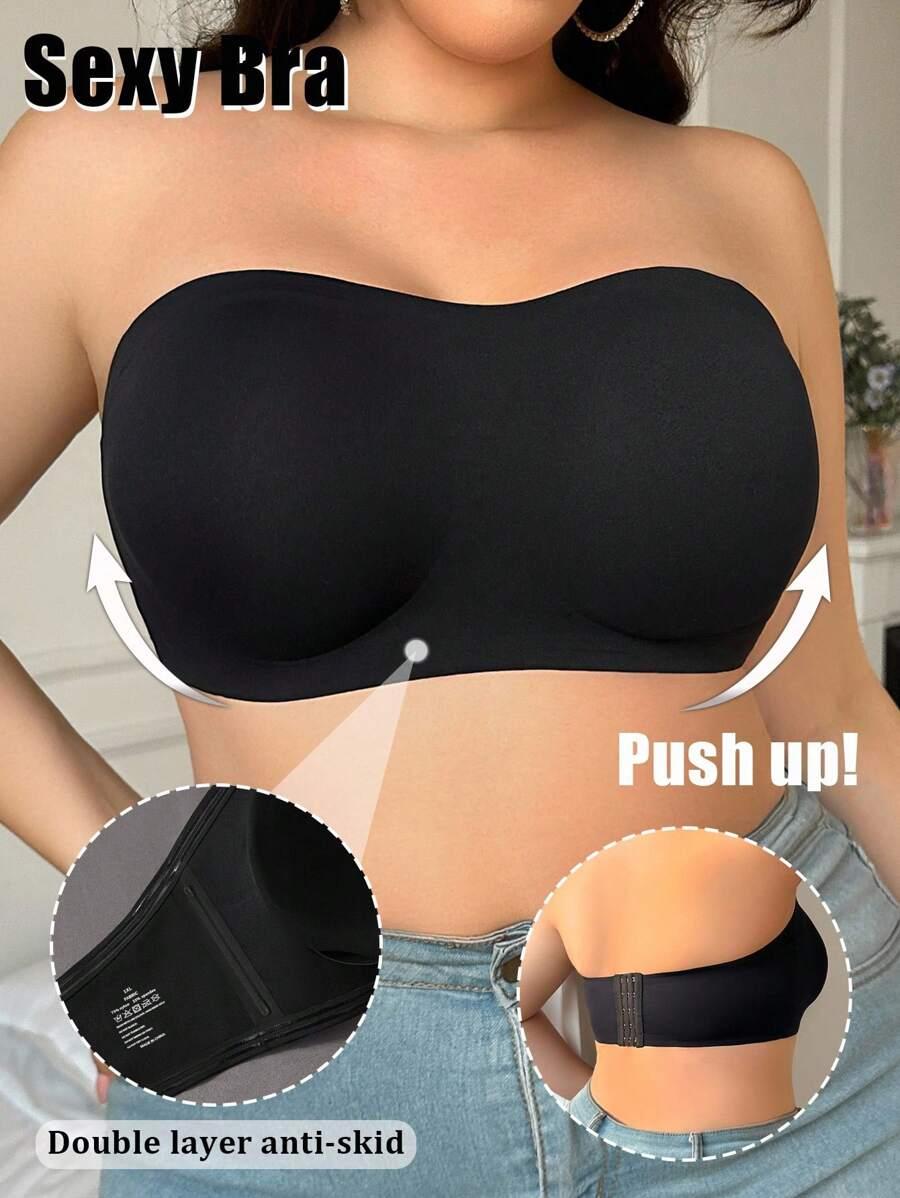 czarny biustonosz push-up