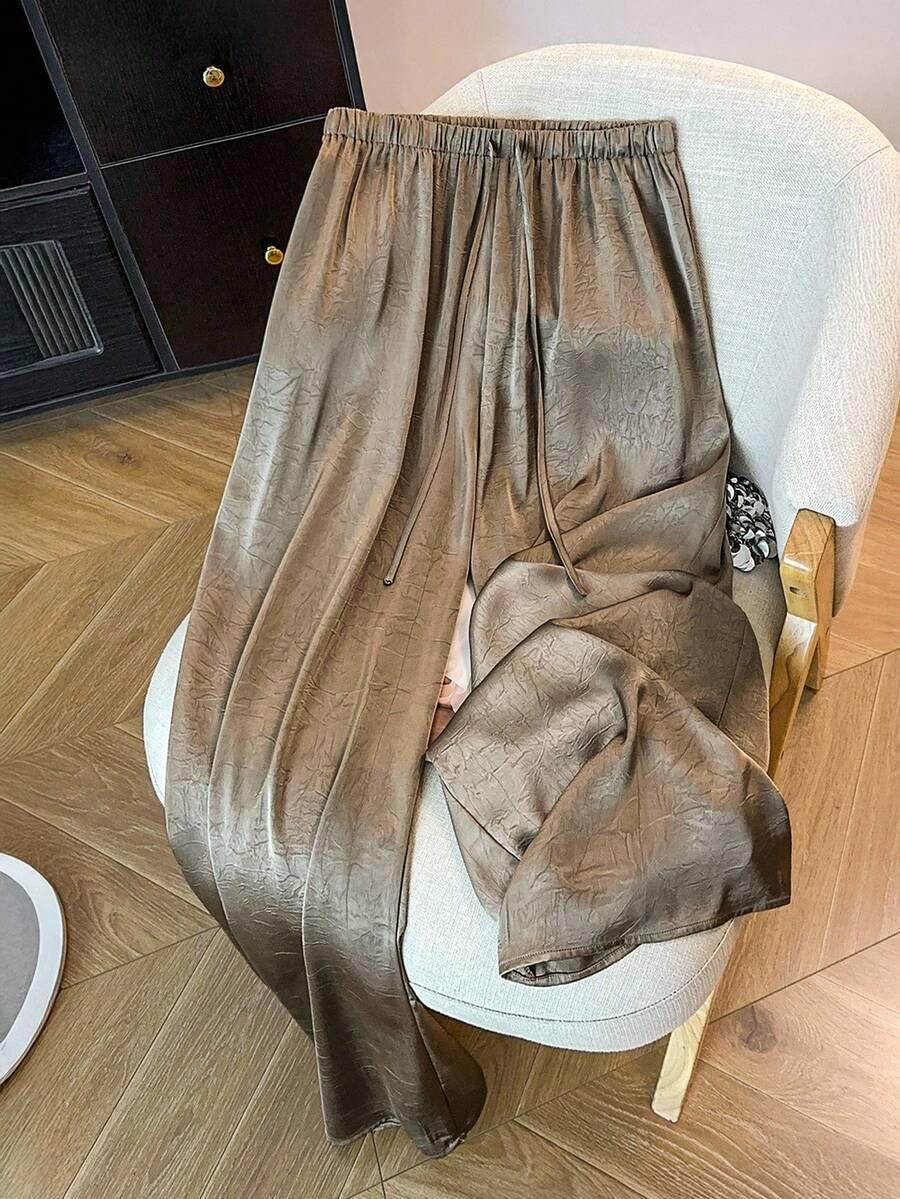 BRĄZOWE SPODNIE CASUAL