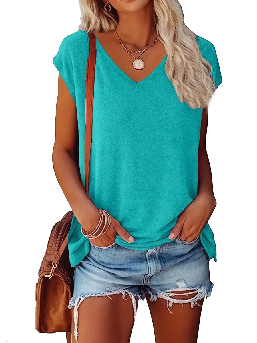 bluzka v-neck 3-pack