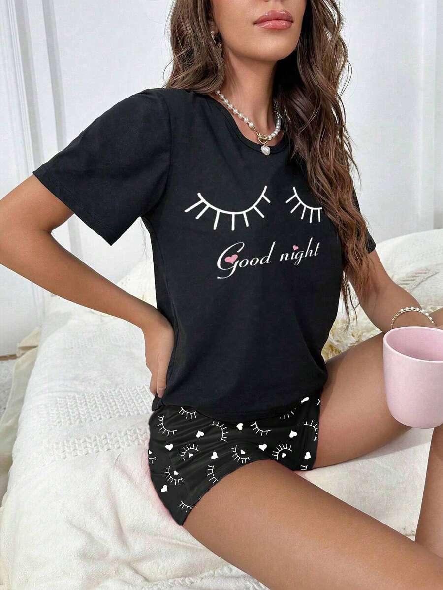 CZARNY T-SHIRT okrągły dekolt