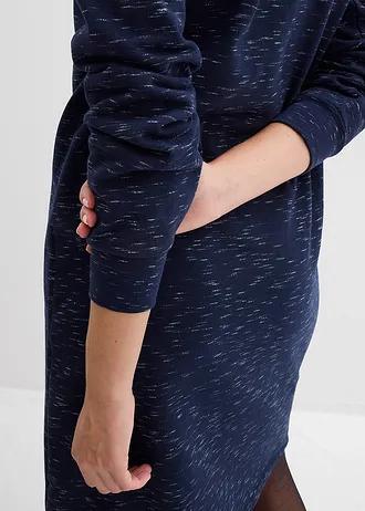 SUKIENKA DRESOWA MIDI Z DŁUGIM RĘKAWEM I STÓJKĄ
