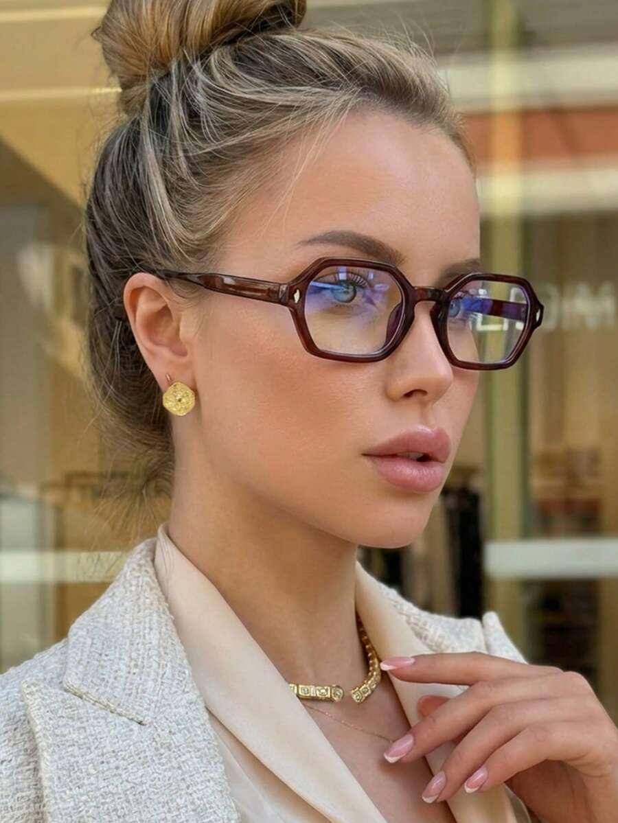 bordowe okulary zerówki